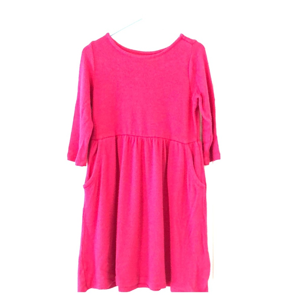 Rumi+Ryder hot pink sweater dress.